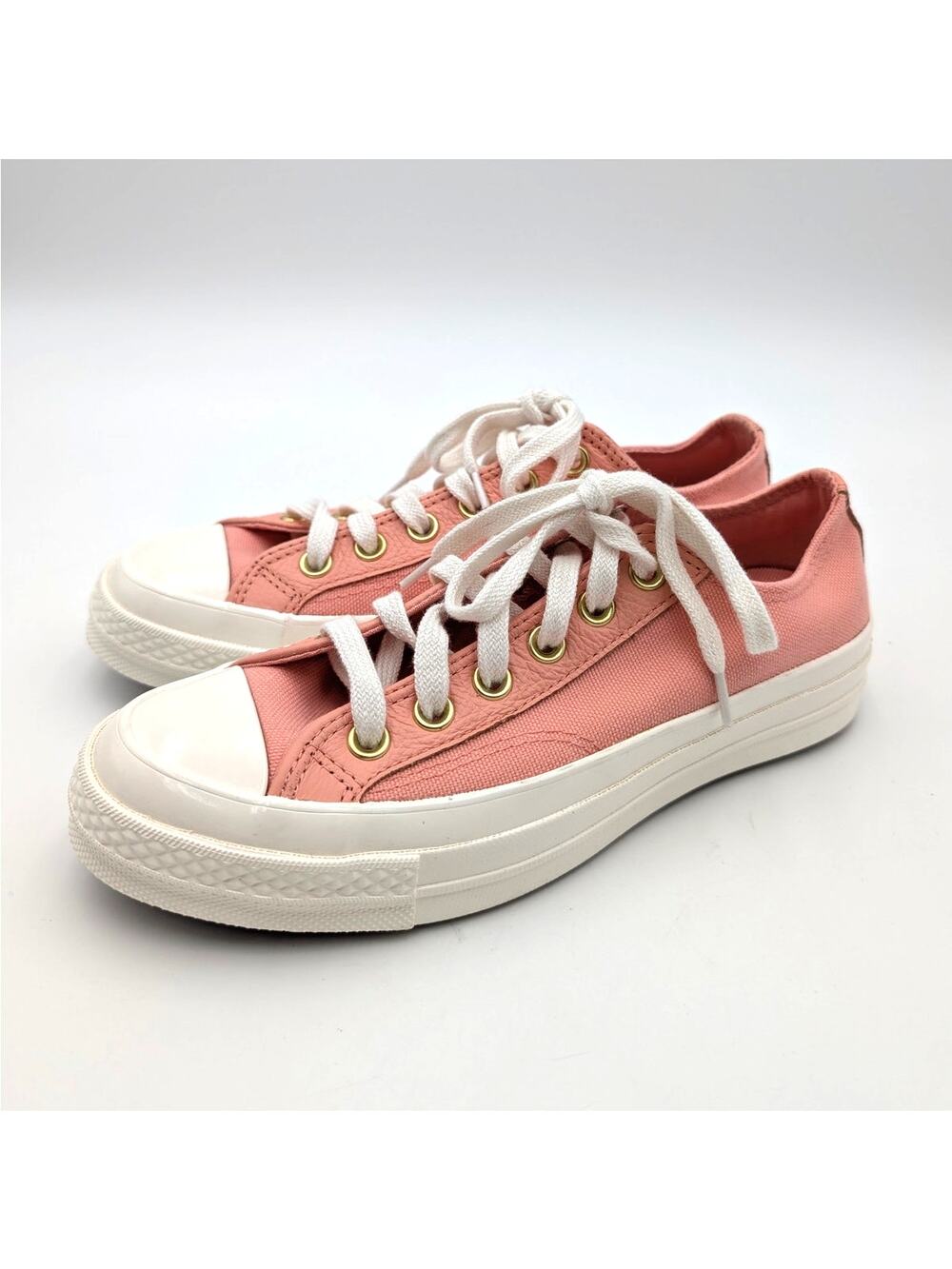 Converse Chuck 70 Canvas Lace-Up Sneaker Shoes Unisex Pink Size USW7/M5 EU37.5